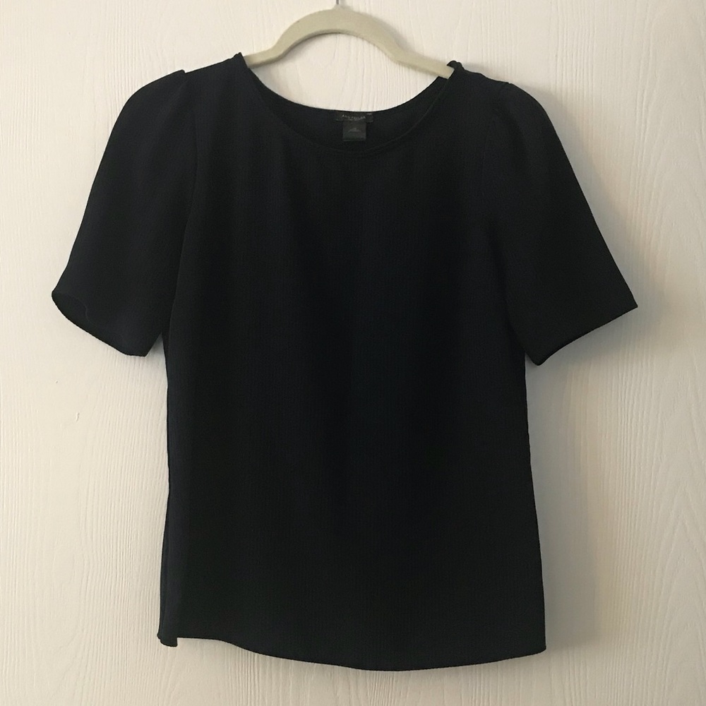 Ann Taylor Navy Blouse